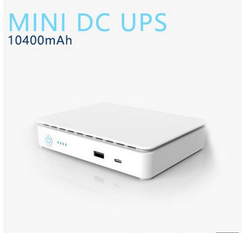 Mini DC 10400maH UPS Battery Backup For Router And Support POE